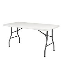 New York cateringový skladací stôl 183x76 cm - biely Your Brand 720001