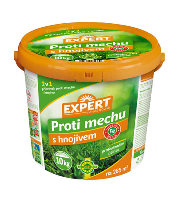 Expert Prípravok na trávnik proti machu s hnojivom 10 kg Forestina 4373
